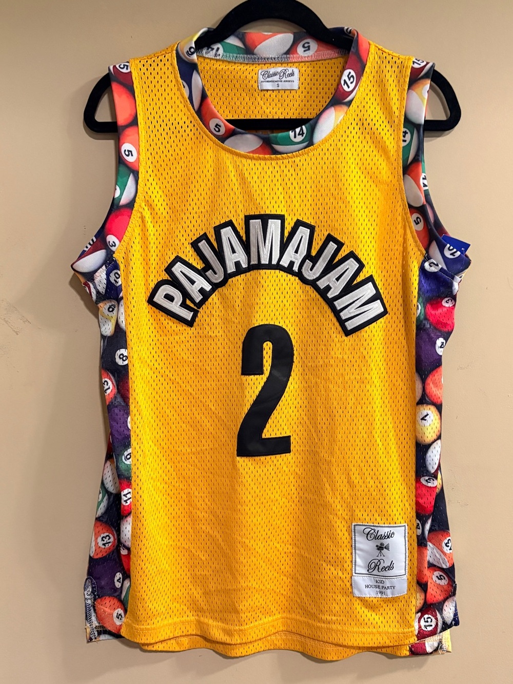 Classic Reels House Party Pajamajam #2 Mesh Basketball Jersey Size Small Retro